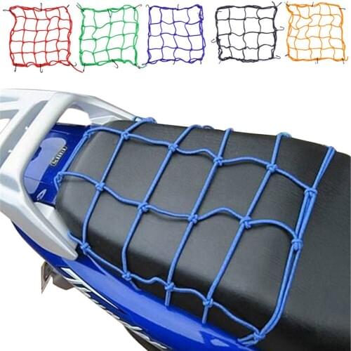 30*30cm Motorcycle Bicycle Cargo Net Elastic Luggage Rope Fixed Helmet Sundries 4 Colors Motorcycle Luggage Rope