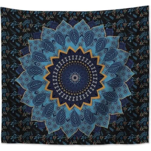 Mandala wall tapestry living room decoration bohemian wall hanging mandala blanket large
