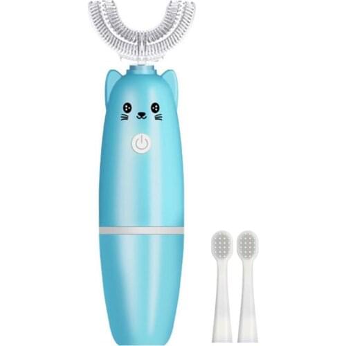 Low Frequency Vibration Skin-friendly Baby Ultrasonic Automatic Toothbrush for Early Development