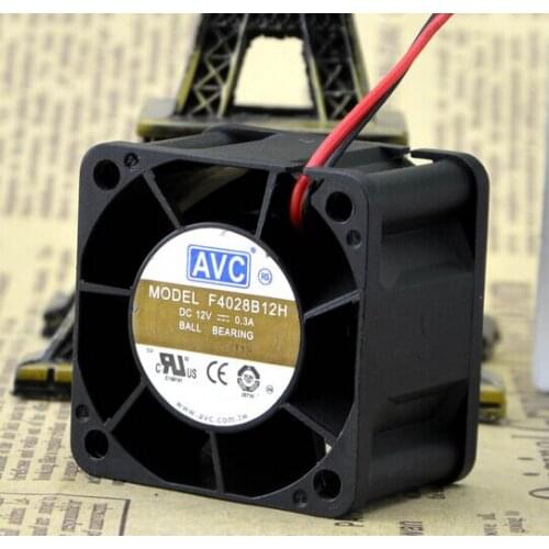 The original F4028B12H 40*40*28 4CM 12V 0.3A CPU dual ball fan