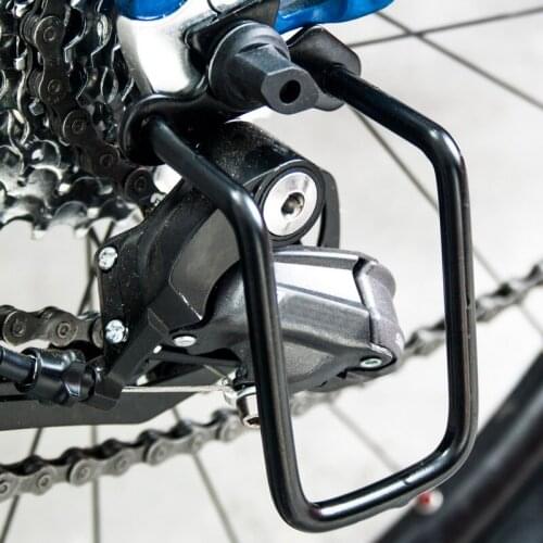 Durable Metal Rear Bicycle Derailleur Protector Rack Transmission Chain Guard For MTB Bikes Road Bikes Folding Bicycle