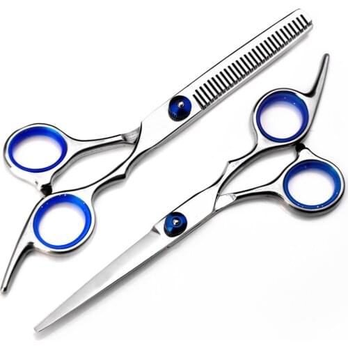 Professional 6 Inch Hair Scissors Stainless Steel Cutting Shears Barber Supplies Hairdressers Scissors Tool