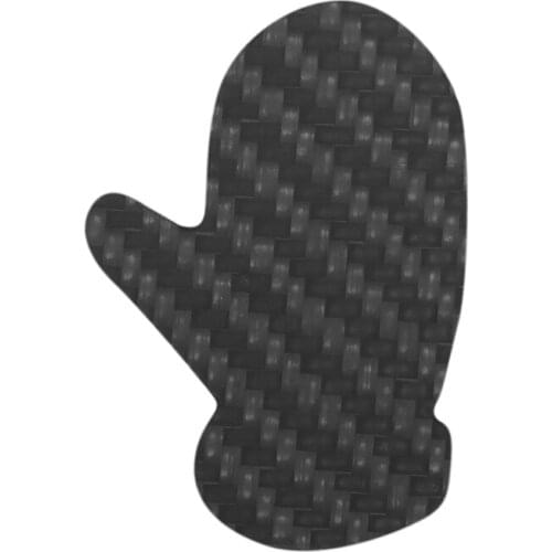 For Car Motorcycle Christmas Decoration Scratch Resistant Carbon Fiber Sticker Glove Sticker