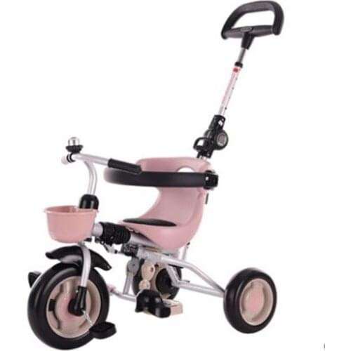 Folding childrens tricycle 1-3-2-6 years old baby stroller pedal bicycle stroller kids toys