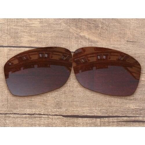 Vonxyz Bronze Brown Polycarbonate Replacement Lenses for-Oakley Jupiter Squared Frame