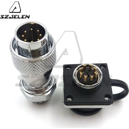 SZJELEN WS16 series waterproof 8 pin ,Industrial Connectors , Waterproof and dustproof connector 8 pin