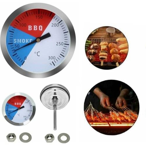 0-300 Celsius Stainless Steel Barbecue BBQ Smoker Grill Thermometer Temperature Gauge Oven Thermometer Kitchen supplies
