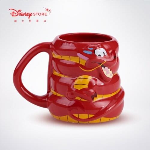 Disney Limited Edition Fashion Mushu Dragon Three-dimensional Mugs Creative Ceramic Home Milk Mugs