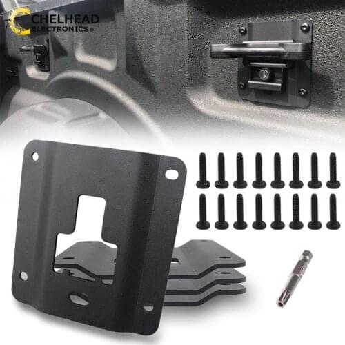 Truck Bed Load Hook Reinforcement Panel Plate Box Link Tie Down Brackets for 2015-2020 Ford F150 F250 F350 & Raptor