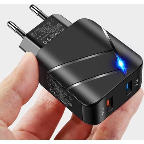 5V Quick Charge 3.0 USB Charger EU Wall Phone Charger Adapter 5V 28W For iPhone X MAX 7 8 QC3.0 Fast Charging for Samsung Xiaomi