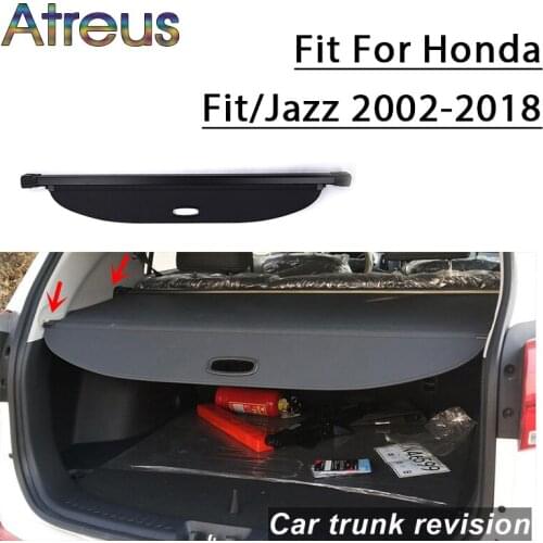 For Honda Fit Jazz 2018 2017 2016 2015 2002-2014 Rear Trunk Cargo Cover Security Shield Screen shade Car Accessories