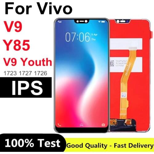 6.3" For BBK Vivo V9 Youth LCD 1727 1726 Display Screen Touch Sensor Digitizer Assembly Y85 for Vivo V9 Display 1723