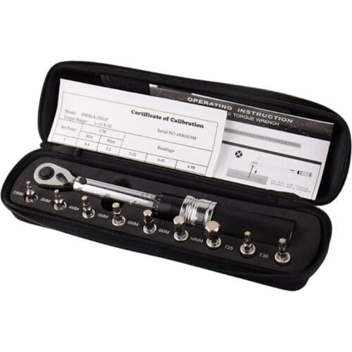 1/4inch 1-25NM Click Adjustable Torque Wrench Bicycle Repair tools kit set tool bike repair spanner hand tool set