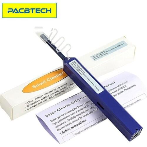 10pcs/lot 800 times 1.25 Fiber Optic Cleaner for LC MU one-click fiber cleaner lc
