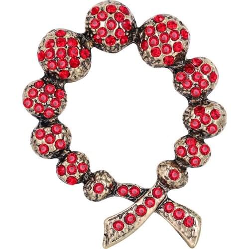 3pc New retro circle DIY Brooch Vintage Enamel Lapel Pins Badge for women New Year Simple Clothing Accessories