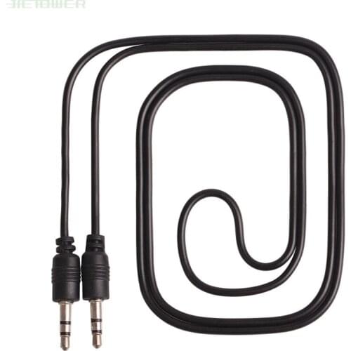 500pcs/lot Wholesale High quality Black 3.5mm Male to 3.5mm Male Audio Adapter Cable 3.5 mm Mp3/4 50CM/70CM wholesale cheap