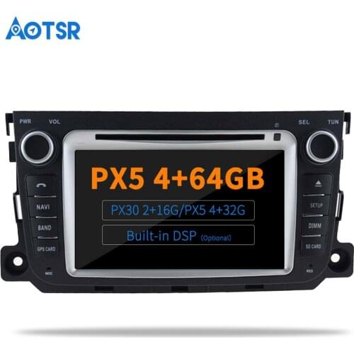 AOTSR Car Radio Multimedia Video Player 2 Din IPS Screen Bluetooth GPS Navigation For Benz Smart 2013 2014 2015 2016 2017 2018