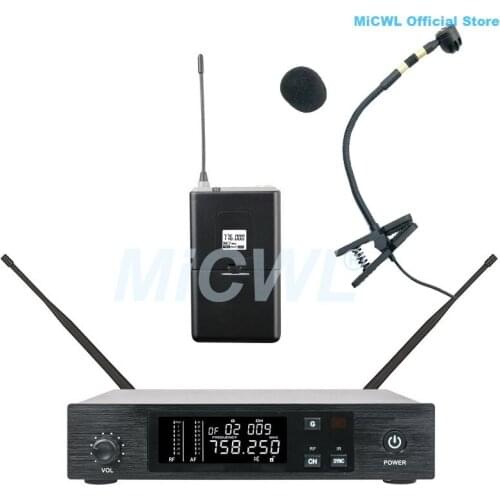 Audio Wireless Instrument Microphone System D100 G4 DTP Music pickup for Guitar Violin saxophone Piano etc