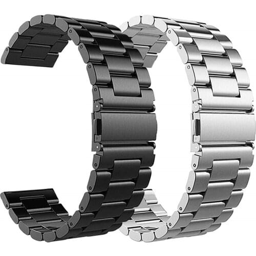 Bracelet For Amazfit Stratos 2 Pace Strap for Amazfit Bip Watch Band Metal Stainless Steel Strap Magnetic 20mm 22mm