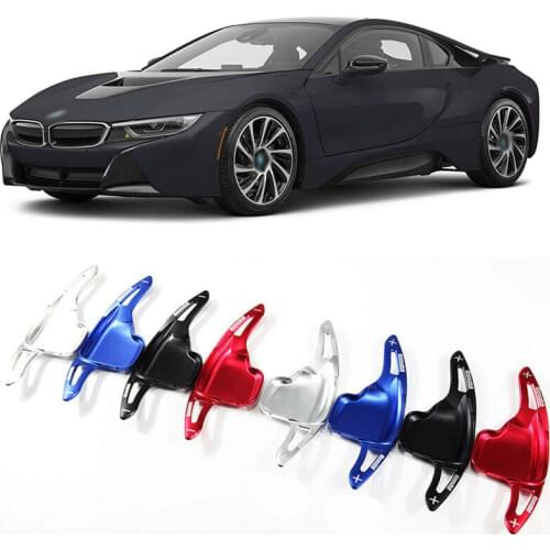 Savanini Alloy Add-On Steering Wheel DSG Paddle Shifters Extension For BMW i8 2016-2018