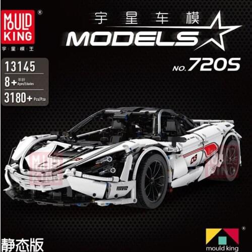 New McLaren 720S APP RC Electric Series Racing Car 13145 Compatible MOC Building Blocks Bricks Model Toys Gifts