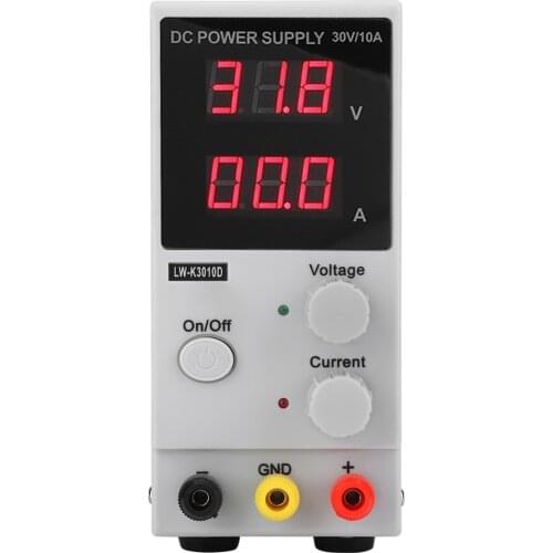 0-30V 0-10A Adjustable Digital Display DC Power Supply Switching Power Source AC110/220V Input regelbare powersupply fonte