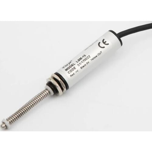 Linear Displacement Sensor Electronic Ruler, Resistive Miniature Sensor High Precision Displacement Sensor