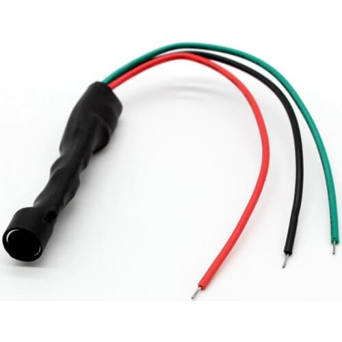 Mini Mic Audio Sound CCTV Microphone Cable 12V DC Power RCA Output wire for DVRs Camera