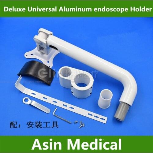 New Aluminum endoscope stand holder oral dental intraoral camera monitor bracket dental chair accessories