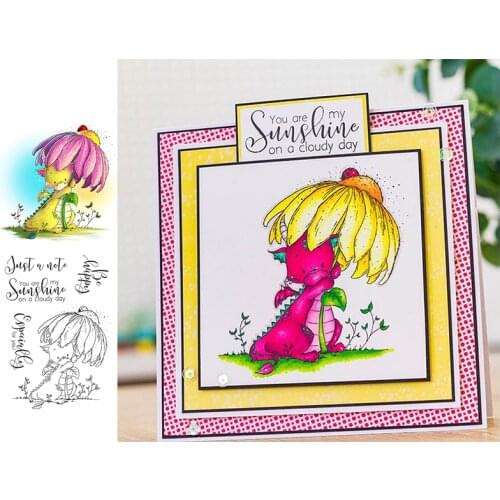 Especially For You! Transparent Clear Silicone Stamp Just A Note Seal for DIY scrapbooking photo album Decorative clear stamp