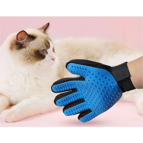 Cat Grooming Gloves for Cats Pet Gloves Pet Hair Deshedding Brush Comb Glove for Pet Dog Cleaning Massage Glove for Animal