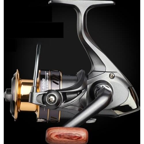 LINNWL Fishing Reel Metal Spool Ball Grip Reel For Spinning Reel 5.2:1 High Speed Gear Ratio Carp Saltwater Reel Fishing Wheel