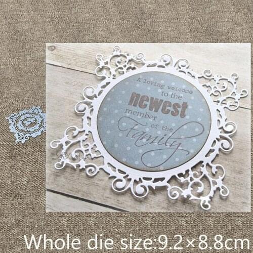 XLDesign Craft Metal Cutting Die cut dies lace square frame decoration scrapbook Album Paper Card Craft Embossing die cuts