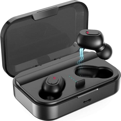 Bluetooth 5.0 TWS Wireless Sports Earbuds Stereo Handsfree Headphones Earphones Sweatproof 90H Playtime In-Ear Headset Deep Bass