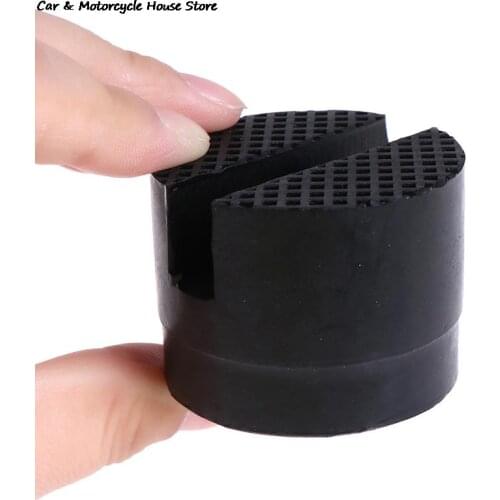 1pc Universal Car Jack Adapter Slotted Frame Lift Rubber Pad Rail Floor Stand Holder Auto Repair Related Tools Car Accessories