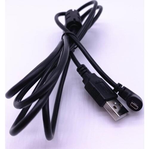USB Male Plug To Wire 8 Pin Left Angled 90 Degree Plug Camera Data Cable for Olympus FE 25/250/26/280/mju 5010/7010