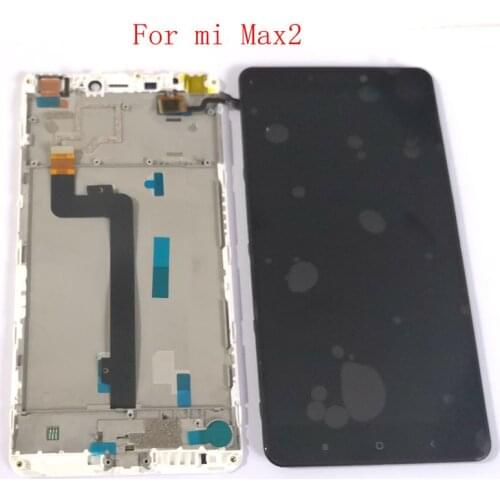 For Xiaomi mi Max 2 2nd Lcd Screen Display WIth Touch Glass DIgitizer WIth Frame For Mi Max2 lcd screen MDE40, MDI40