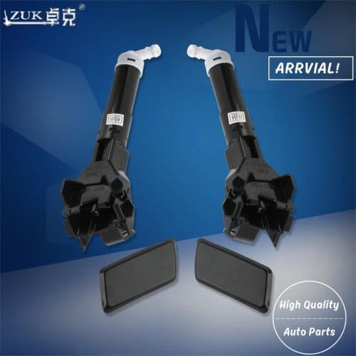 ZUK 4PCS/Set Headlight Headlamp Washer Nozzle Actuator and Cover Cap Case For TOYOTA CAMRY AURION 2009 2010 2011 Base Color