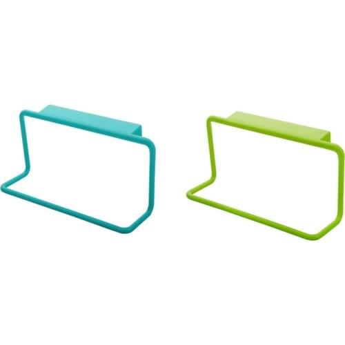 ABSF 6 Pcs over Door Tea Towel Rack Bar Hanging Holder Rail Organizer Bathroom Kitchen Cabinet Cupboard Hanger Shelf