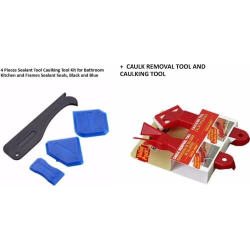 Free Shipping Popular 4pcs Silicone Sealant Finishing Tool and 2-Piece Caulking Tool Kits,Caulking Smoother and Remover