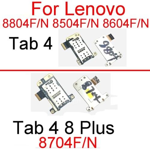 Sim Card Tray Slot Holder Board Flex Cable For Lenovo Tab4 TB-8504F/N 8604F/N For Lenovo Tab 4 8 Plus TB-8704F/N/X 8X04F P3590