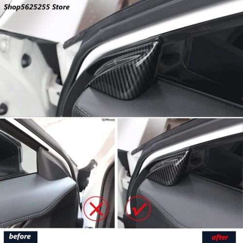 For Mazda CX5 CX-5 Accessories 2017 2019 2020 Car A Pillar Trim Decoration Frame 2018 2021 Front Door Decorative Sequin