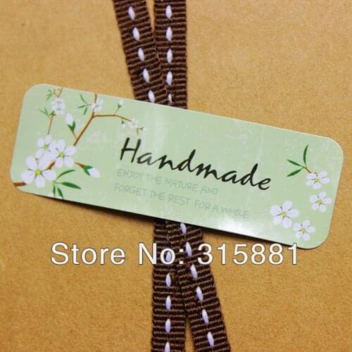 Handmade labels - wedding favor decals, product labels,handmade label,handmade sticker 600pcs/lot