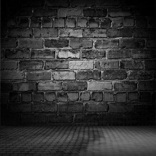 Grunge Dark Brick Wall Scene Baby Portrait Camera Photography Backgrounds Custom Photographic Backdrops for Photo Studio