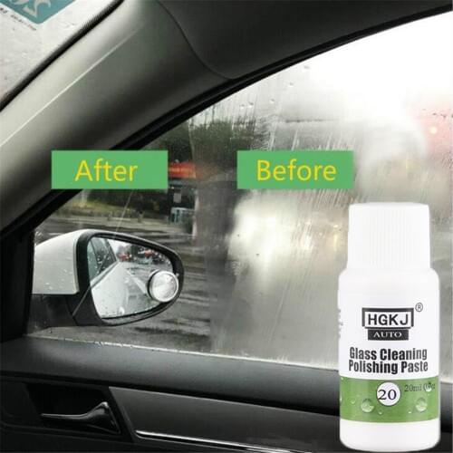 HGKJ-20-Glass Car Degreaser Cleaner Glass Cleaning Polishing Paste Glass Oil Film Cleaner 20ml/50ml