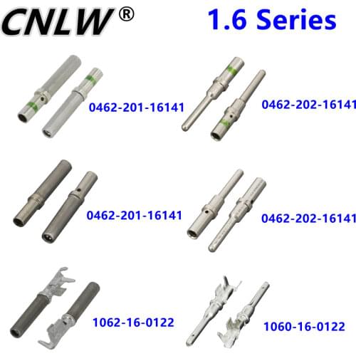 50 PCS 1.6 Series Deutsch Terminal Automotive Connector Terminal 0462-201-16141/0462-202-16141and 1060-16-0122/1060-16-0144