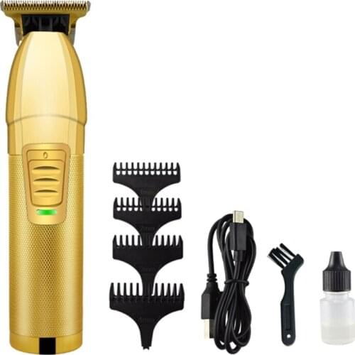 Hair Clippers Professional Barber Shavers Machine Rechargeable Cordless T-blade Haircutting Tools for Men and Family Use C1FF