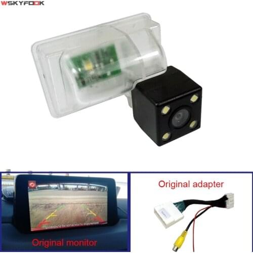 Night Vision Car Rear View Reverse Backup Camera For Mazda CX-5 CX 5 CX5 KF 2019 2020 / 28 Pin Adapter cable For Original Screen