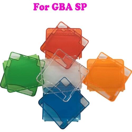 For Gameboy Advance SP Clear Protective Cover Case Shell Housing for GBA SP Game Console Protector