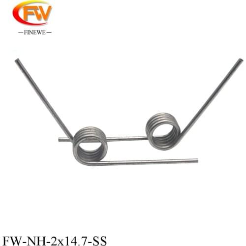 FINEWE Torsion Spring 135 degree 2.0mm wire torsion spring 4 coils heavy duty torsion spring wholesale